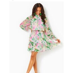 Lilly Pulitzer Ellielynn Dress Via Amore Spritzer $248 Size 14